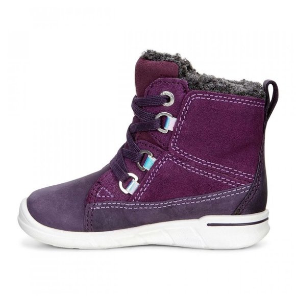 ECCO Kids First Mid Cut Lace Boot - Picture 2 of 9
